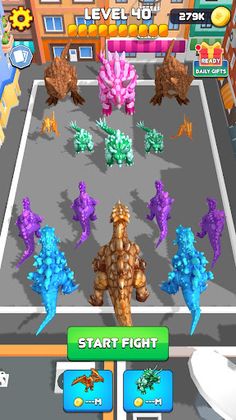 Crystal Dinosaur Element Fight - Screenshot 3