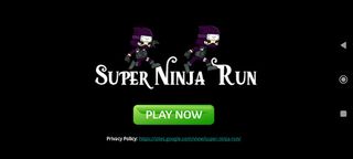 Super Ninja Run - Screenshot 1