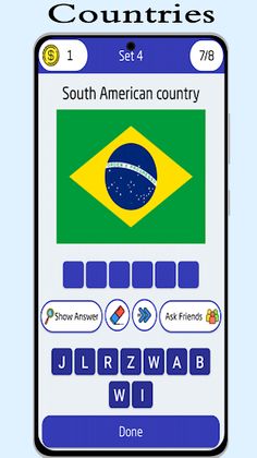 Flags Quiz: Geography Trivia - Screenshot 1