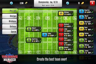 Touchdown Manager - Screenshot 3
