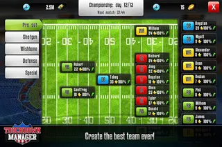 Touchdown Manager - Screenshot 3