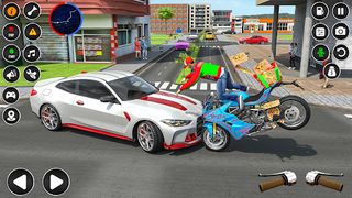 Pizza Delivery Bike Games 3D - Screenshot 2