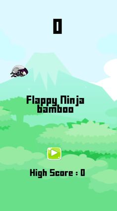 Flappy Ninja Bamboo - Screenshot 1
