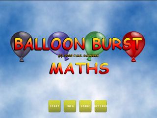 Balloon Burst Maths - Screenshot 1