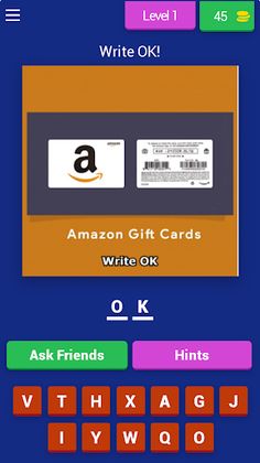 Amazon Gift Cards Task Levels - Screenshot 2