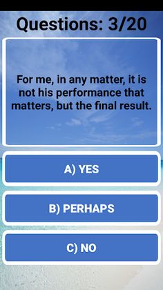 Motivation test - Screenshot 1