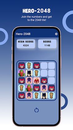Hero-2048 - Screenshot 2