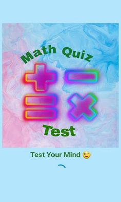 Math Quiz Test - Screenshot 1