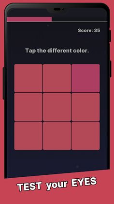 Eye Test - Tap Different Tile - Screenshot 1