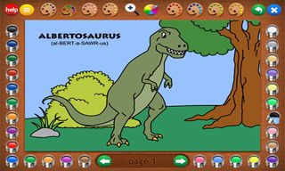Coloring Book 2: Dinosaurs - Screenshot 2