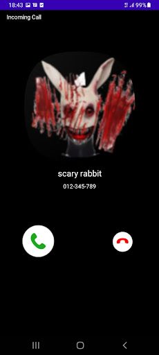 fake call scary  krampus prank - Screenshot 1