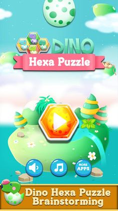 Dinosaur Hexa Puzzle Game : Di - Screenshot 1