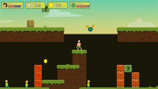 Bad jungle Vs the Boy Game - Screenshot 1