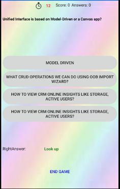 MobiReady Crm Quiz App - Screenshot 4