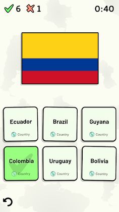 South American Countries Quiz - Screenshot 2