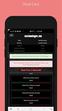 Text Based Mafia - Screenshot 2