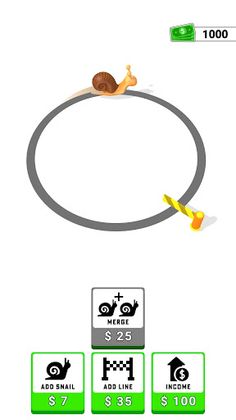 Snail Merge - Screenshot 1