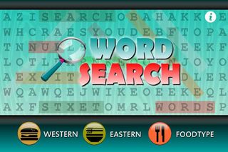 Word Search Food (East/West) - Screenshot 2