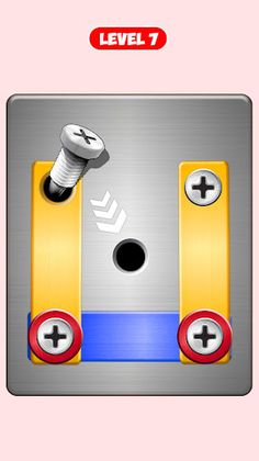 Screw Pin Nuts & Bolts Puzzle - Screenshot 1