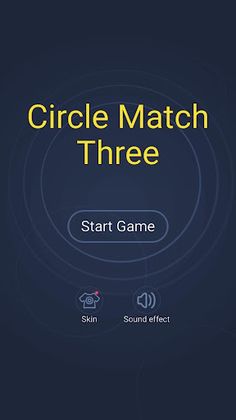 Circle Match Three: Offline me - Screenshot 1