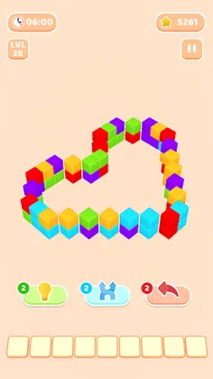 Cube Color Match 3D - Screenshot 2