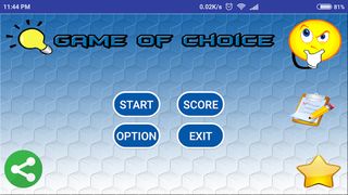 Game Of Choice - Screenshot 1