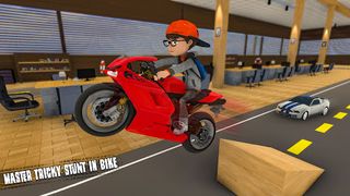 Bike Stunt Office racing - Screenshot 2