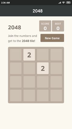 2048 - Puzzle game - Screenshot 2