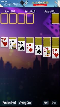 Solitaire Super Blue - Screenshot 1