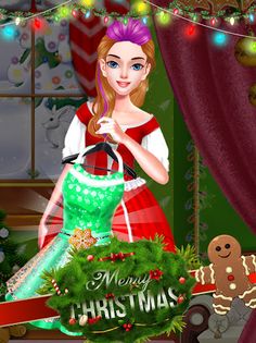 Christmas DressUp & Makeup Sal - Screenshot 4