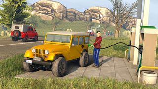Offroad Jeep Taxi Games - Screenshot 2