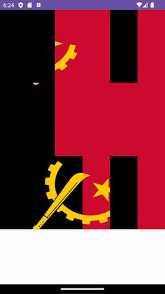 Angola Flag Puzzle - Screenshot 2