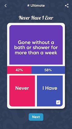 Never Have I Ever - Party Game - Screenshot 2