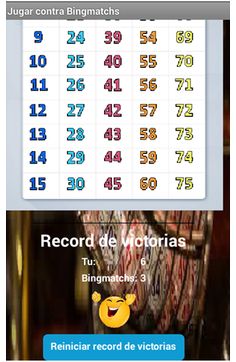 Bingmatchs Bingo - Screenshot 2