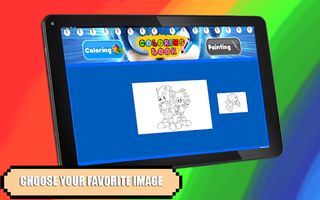 Soni Coloring Cartoon Blue - Screenshot 1