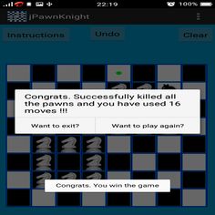Chess Pawn and Knight Problem - Screenshot 4
