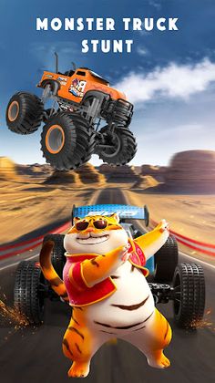 Lucky Tiger Go Monster truck - Screenshot 2