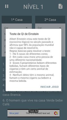 Einstein's Riddle - Jogos de l - Screenshot 4
