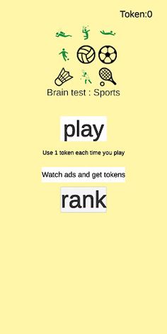 Brain test : Sports - Screenshot 1