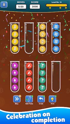 Crypto Ball Sort Earn BTC ETH - Screenshot 2