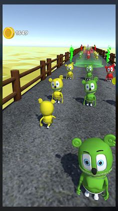 Colorful Bear Runner - Screenshot 2