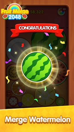 Merge Fruit - Watermelon 2048 - Screenshot 4
