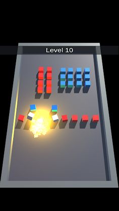 Red, White And Blue Blocks - Screenshot 4