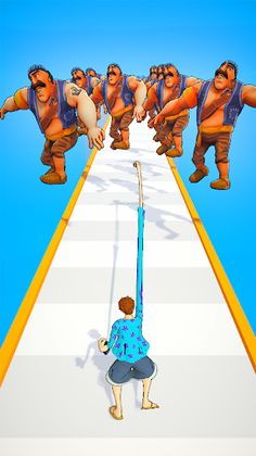 Rubber Piece Man Run 3D - Screenshot 2