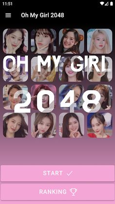 Oh My Girl 2048 Game - Screenshot 2