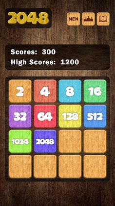 2048 Wood Cube Game - Screenshot 1