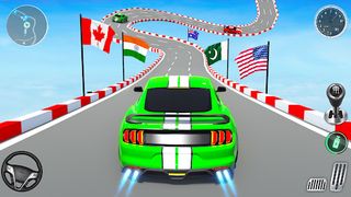 Muscle Car Stunts - Ramp Car - Screenshot 1