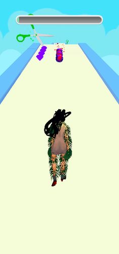 Hair Run - Screenshot 1