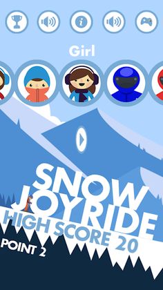 Snow Joyride Free - Screenshot 1