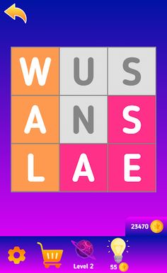 Word Search game with levels - Screenshot 2